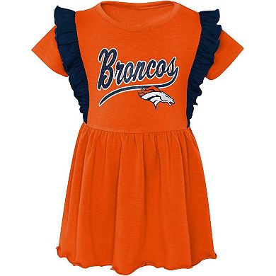 Girls Preschool Orange Denver Broncos Too Cute Tri-Blend Dress