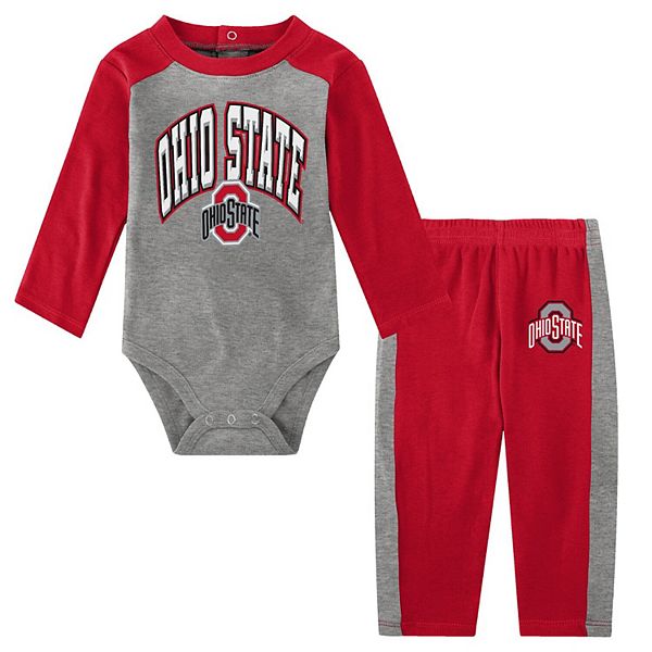 Infant Scarlet Ohio State Buckeyes Rookie Of The Year Long Sleeve ...