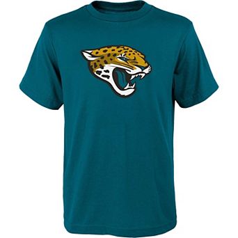 Youth Outerstuff Teal Jacksonville Jaguars Primary Logo T-Shirt