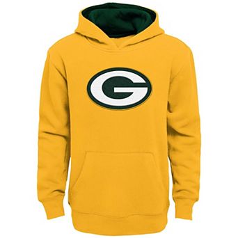 Youth Gold Green Bay Packers Prime Pullover Hoodie