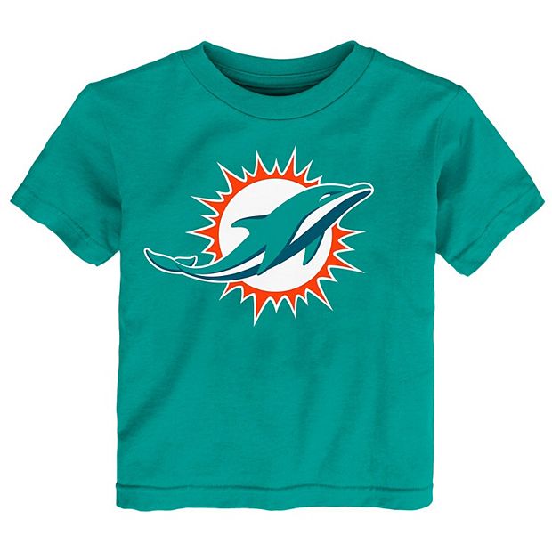 Miami Dolphins Neutral Colour Logo T-Shirt - Mens - Big & Tall