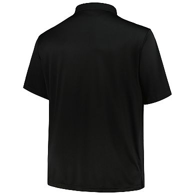 Men's Profile Black/White Chicago White Sox Big & Tall Two-Pack Solid Polo Set