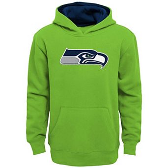 Youth Neon Green Seattle Seahawks Prime Pullover Hoodie