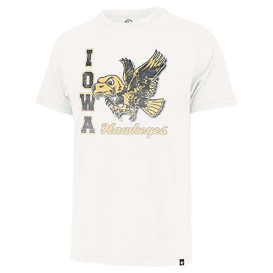 Men's '47 Cream Iowa Hawkeyes Phase Out Throwback Franklin T-Shirt