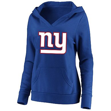 Women's Profile Saquon Barkley Royal New York Giants Plus Size Player Name & Number Pullover Hoodie