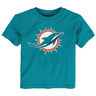 Toddler Aqua Miami Dolphins Primary Logo T-Shirt