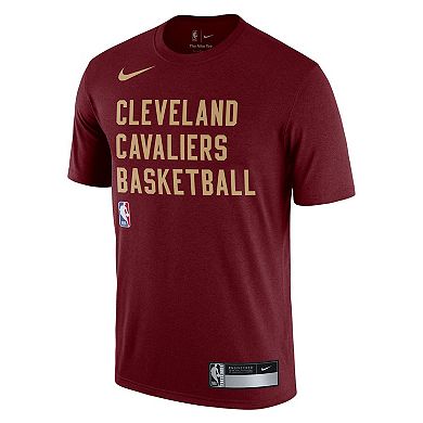 Men's Nike Wine Cleveland Cavaliers 2023/24 Sideline Legend Performance Practice T-Shirt