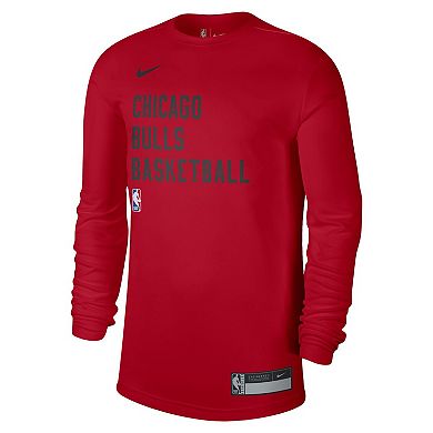 Unisex Nike Red Chicago Bulls 2023/24 Legend On-Court Practice Long Sleeve T-Shirt