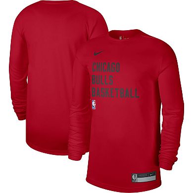 Unisex Nike Red Chicago Bulls 2023/24 Legend On-Court Practice Long Sleeve T-Shirt