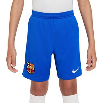 Youth Nike Royal Barcelona 2023/24 Away Stadium Performance Shorts