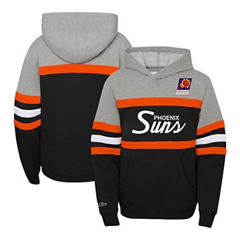 Youth Mitchell & Ness Gray/Black Phoenix Suns Hardwood Classics Head Coach Pullover Hoodie
