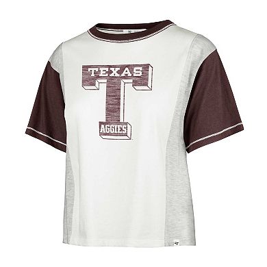 Women's '47 White Texas A&M Aggies Vault Premier Tilda T-Shirt