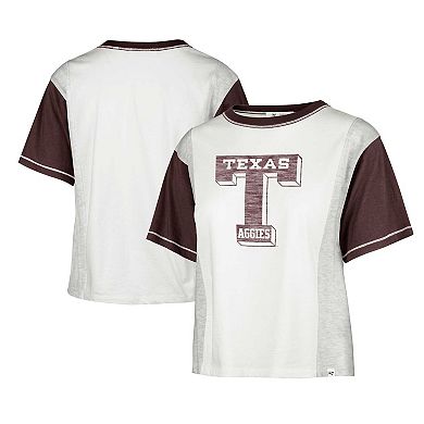 Women's '47 White Texas A&M Aggies Vault Premier Tilda T-Shirt