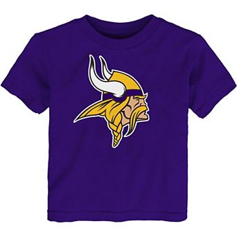 Toddler Purple Minnesota Vikings Primary Logo T-Shirt