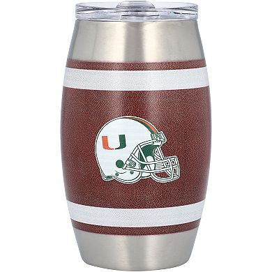 Miami Hurricanes 15oz. Football Tumbler