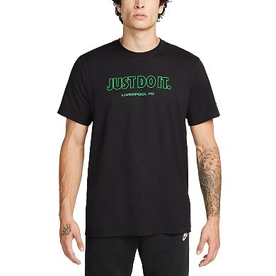 Men's Nike Black Liverpool Just Do It T-Shirt