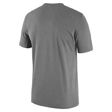 Men's Nike Heather Gray Alabama Crimson Tide Legend Football Arch Performance T-Shirt