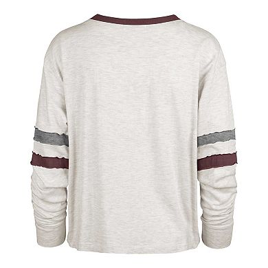 Women's '47 Oatmeal Texas A&M Aggies Vault All Class Lena Long Sleeve T-Shirt