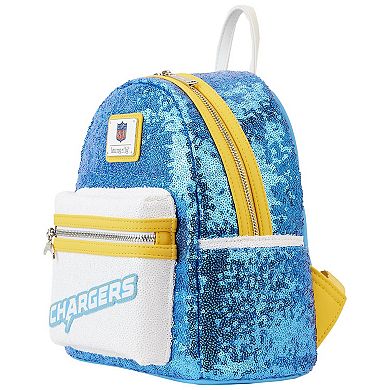 Loungefly Los Angeles Chargers Sequin Mini Backpack