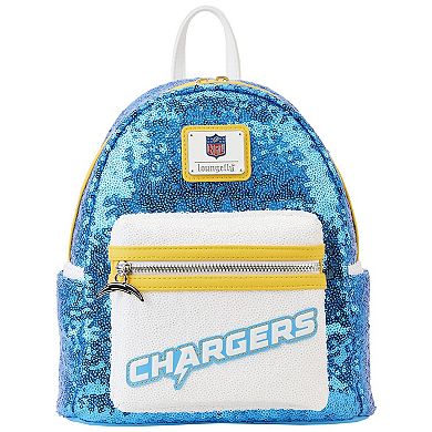Loungefly Los Angeles Chargers Sequin Mini Backpack