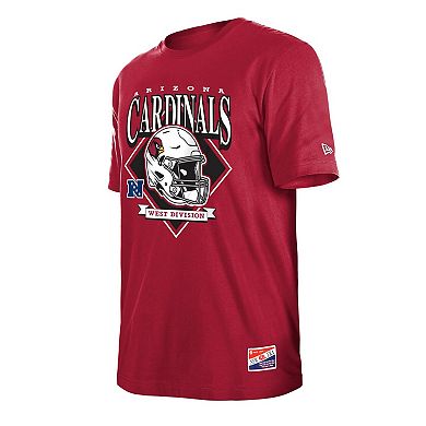 Men's New Era Cardinal Arizona Cardinals Team Logo T-Shirt
