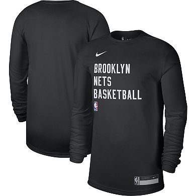 Unisex Nike Black Brooklyn Nets 2023/24 Legend On-Court Practice Long Sleeve T-Shirt