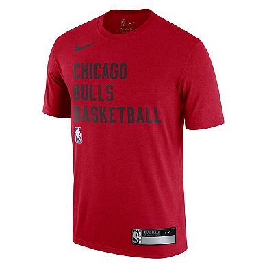 Men's Nike Red Chicago Bulls 2023/24 Sideline Legend Performance Practice T-Shirt