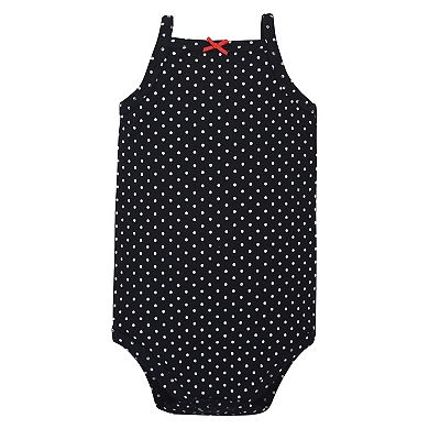 Infant Girl Cotton Sleeveless Bodysuits 5pk