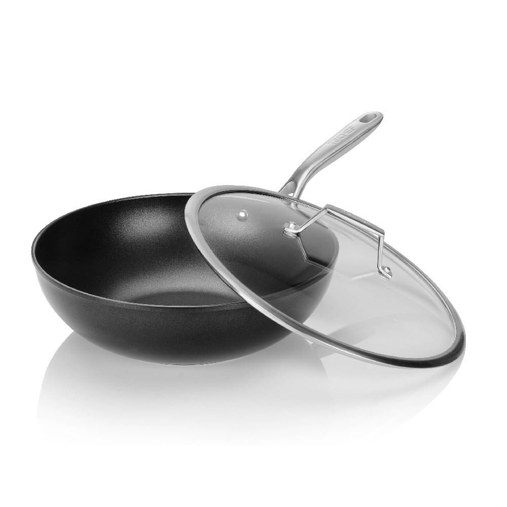 Techef ValenCera - 8 and 12 inch Frying Pan Set - Off-White