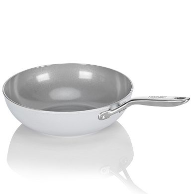 TECHEF - CeraTerra - 12 Inch Wok/Stir-Fry Pan with Cover