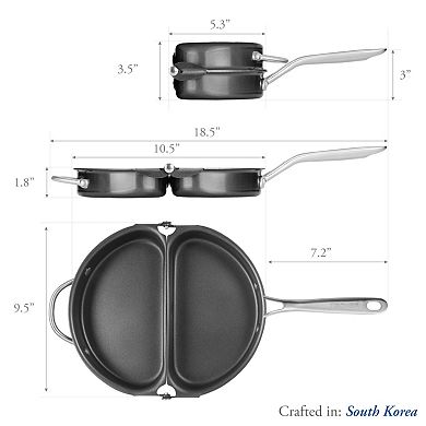 TECHEF - Frittata and Omelette Pan / Black
