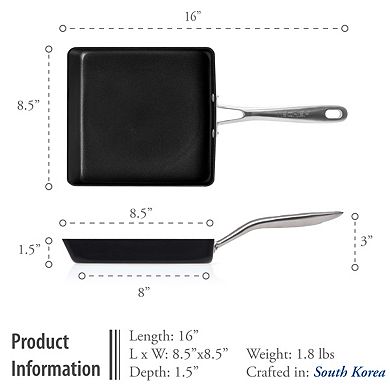 TECHEF - Onyx Collection - Nonstick Tamagoyaki Japanese Omelette Pan/Egg Pan
