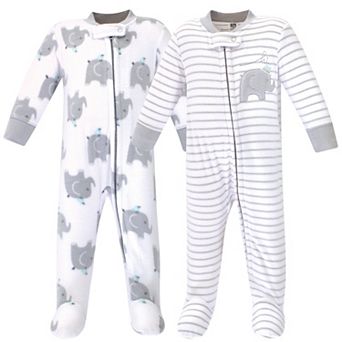 Baby Fleece Zipper Sleep and Play 2 pk