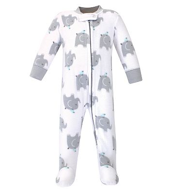 Baby Fleece Zipper Sleep and Play 2pk