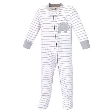 Baby Fleece Zipper Sleep and Play 2pk