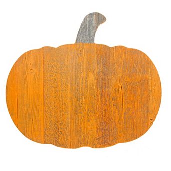 Rustic Farmhouse Fall Harvest 18" Reclaimed Wood Pumpkin