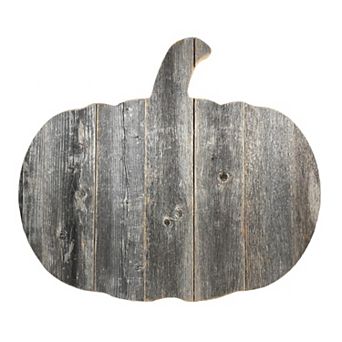 Rustic Farmhouse Fall Harvest 18" Reclaimed Wood Pumpkin