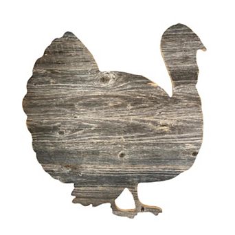 Rustic Farmhouse Fall Harvest 24" Reclaimed Wood Turkey