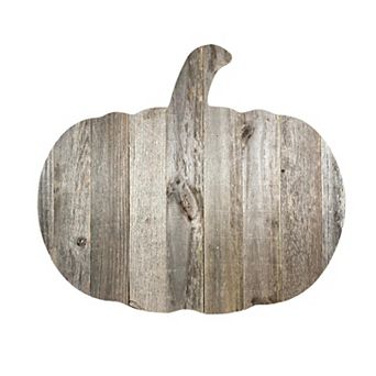 Rustic Farmhouse Fall Harvest 24" Reclaimed Wood Pumpkin