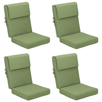 Aoodor Patio High Back Chair Cushions Set of 4, 46x21x4 Inches(Only Cushions)