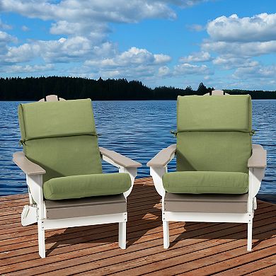 Aoodor Patio High Back Chair Cushions Set of 4, 46x21x4 Inches(Only Cushions)
