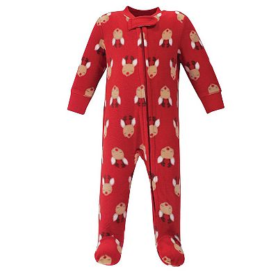 Baby Fleece Zipper Sleep and Play 2pk