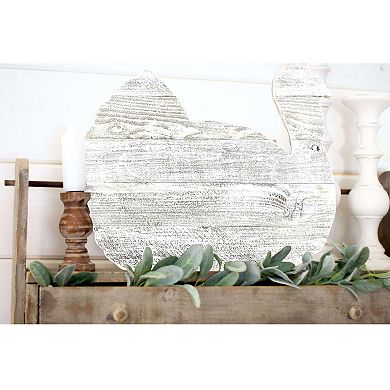 Rustic Farmhouse Fall Harvest 18" Reclaimed Wood Turkey
