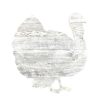 Rustic Farmhouse Fall Harvest 18" Reclaimed Wood Turkey