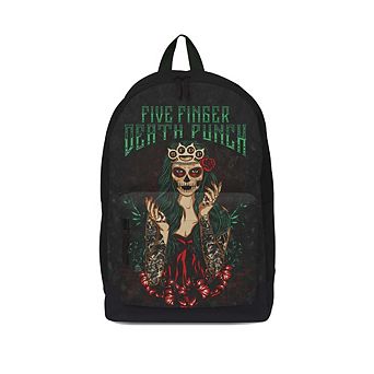Five Finger Death Punch Backpack - Dotd Green