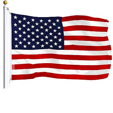 G128 Combo Set: American 100D 3x5 Ft AND Italy 100D 3x5 Ft Printed Polyester Flags