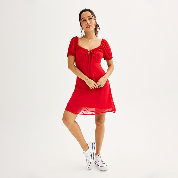 Kohls red dresses for juniors best sale