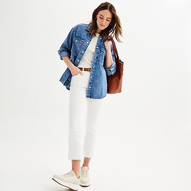 Women's Sonoma Goods For Life® Lightweight Oversized Denim Shacket