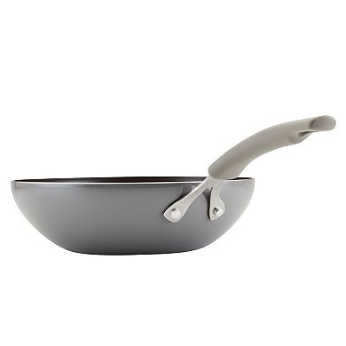 Rachael Ray® Cook + Create 10.5-in. Aluminum Nonstick Wok Frypan