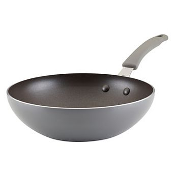 Rachael Ray® Cook + Create 10.5 in Aluminum Nonstick Wok Frypan